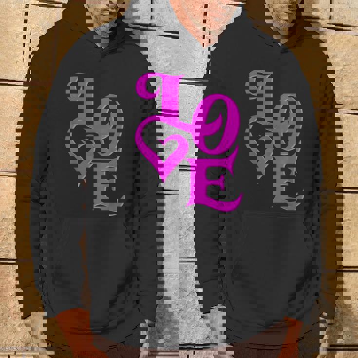 Pink Love ピンクカラーグラフィック パーカー ライフスタイル