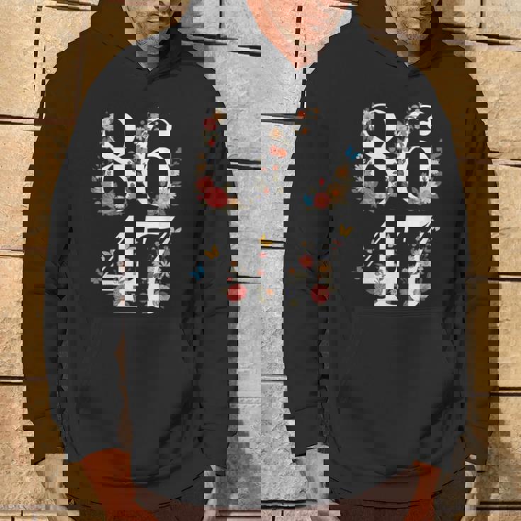 Political 8647 フローラル アンチトランプ パーカー ライフスタイル