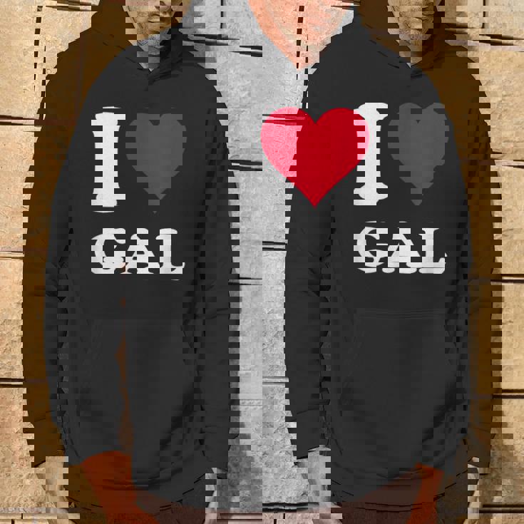 Red Heart I Love Gal パーカー ライフスタイル