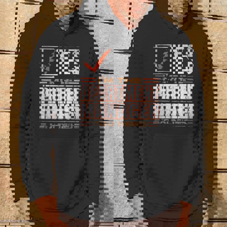 Retro Profession I'm The Apartment Manager パーカー ライフスタイル