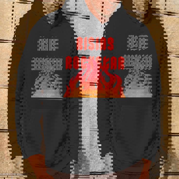 Rising Rockstar Fire Rocker Music Fun ロジックロックスター フェスティバル パーカー ライフスタイル