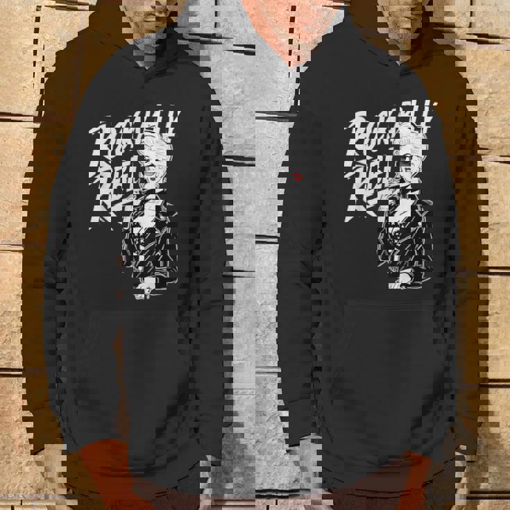 Rockabilly Rebel Blonde Pinup With Attitude Graphic パーカー ライフスタイル