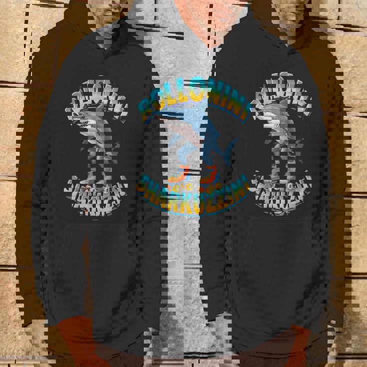 Rolloliniharkuzzini ミームローラーシャーク イタリアンブレインレッド パーカー ライフスタイル