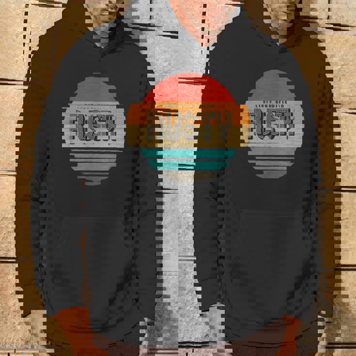 Rusty 名称 レトロ・ヴィンテージ・サンセット 限定版 パーカー ライフスタイル