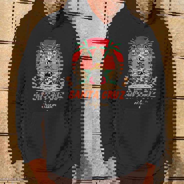 Santa Cruz カリフォルニア ヴィンテージ スケルトン サーファー サンタクルーズ パーカー ライフスタイル