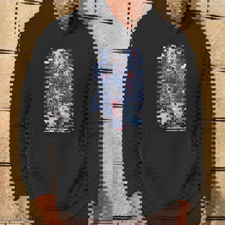 Shark Waifu 東京アニメ ワイフガール かわいい カワイイ 漫画 レトロ パーカー ライフスタイル