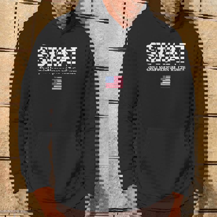 Swat シャツ Unitedpecial Police Usa フラッグ 胸ロゴ パーカー ライフスタイル