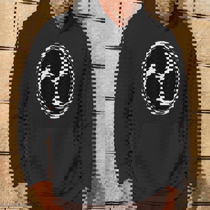 Taiko 太鼓みつどもえブラックグラフィック パーカー ライフスタイル