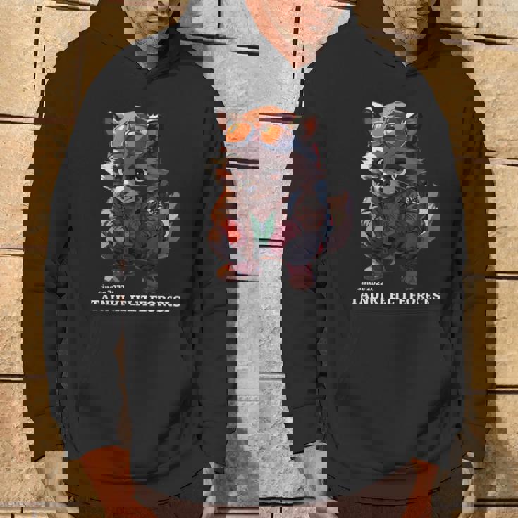 Tanuki Elite Forces No2 タヌキ精鋭部隊 かわいい狸 アニマル 動物 おもしろ 漢字 たぬき パーカー ライフスタイル