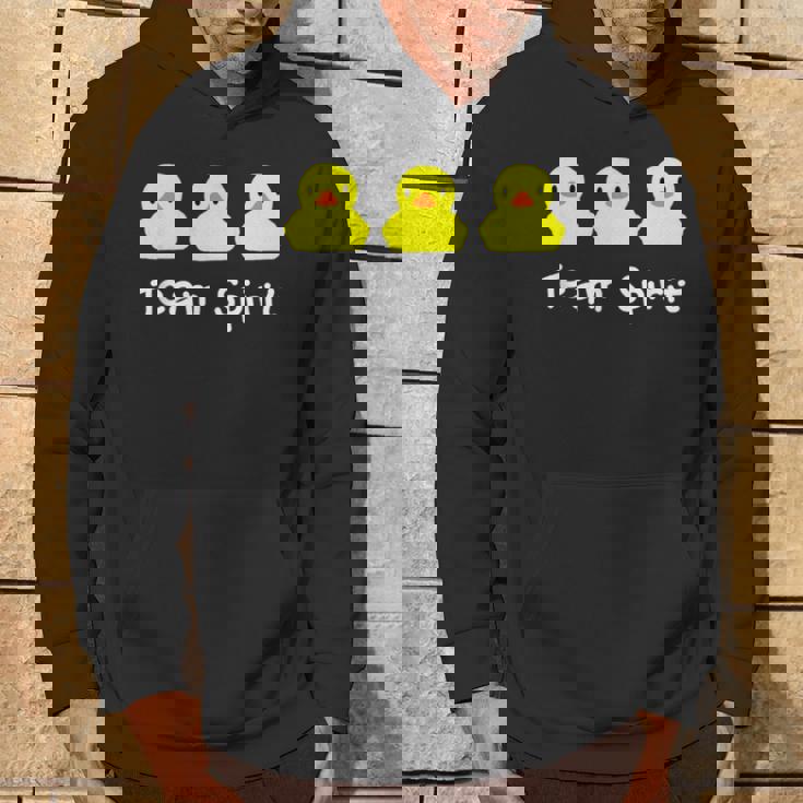 Teampirit Three イエローラバーダックグラフィックプリント パーカー ライフスタイル