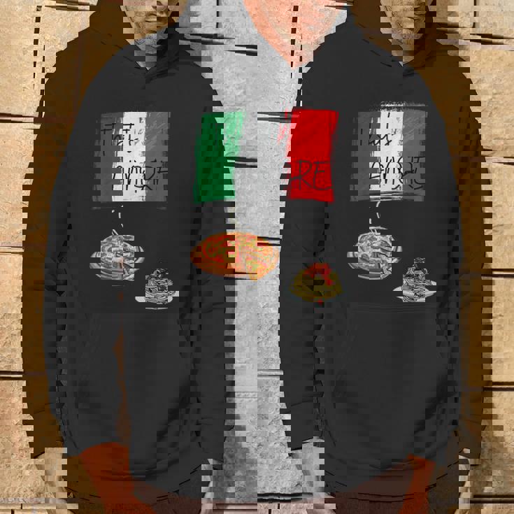 That's Amore ピザ パスタ好き イタリア料理 イタリア国旗 パーカー ライフスタイル