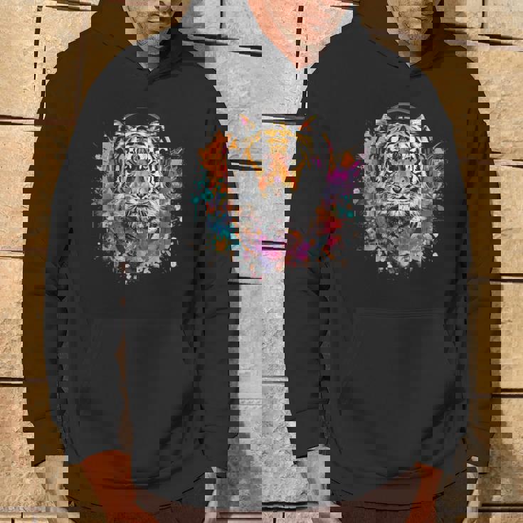 Tiger Dj テクノ アートワーク Edmミュージックヘッドフォン ビートメーカー パーカー ライフスタイル