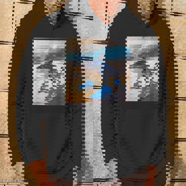 Tralalelo Tralala 面白いサメ イタリアのブレイン ミーム グラフィック パーカー ライフスタイル