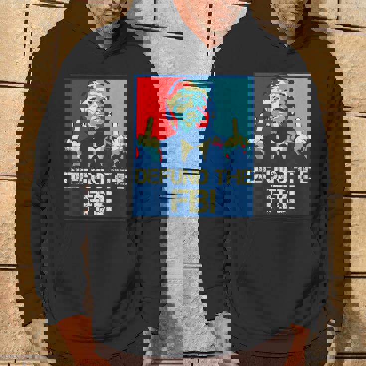 Trump Defund The Fbi ビンテージ プロトランプ 2024 愛国的 パーカー ライフスタイル