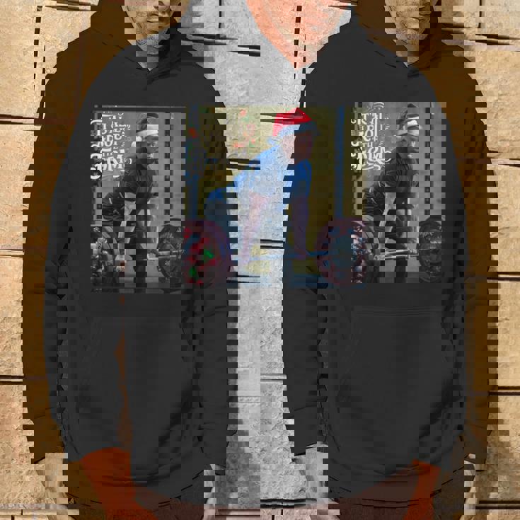 Trump Its All About The Form デッドリフティング ワークアウト クリスマス パーカー ライフスタイル