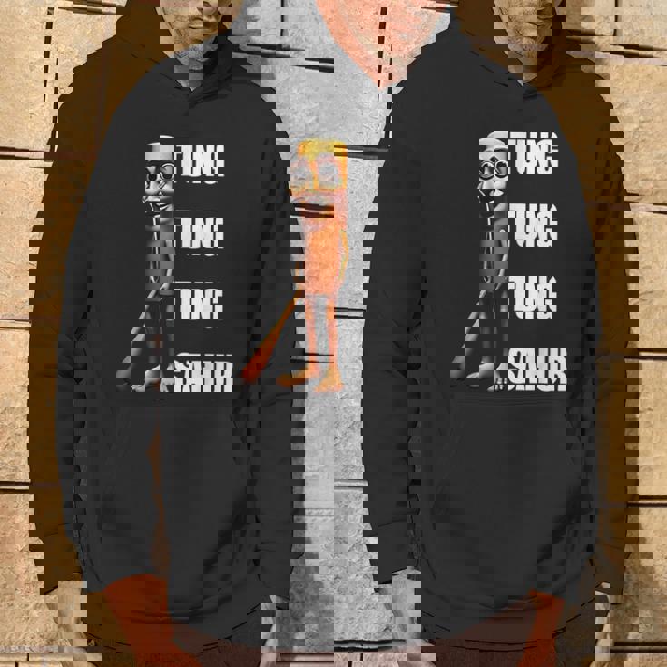 Tung Tung Tungahur イタリアンブレインレッドミーム パーカー ライフスタイル