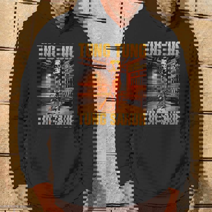 Tung Tung Tungahur Meme Brainrot パーカー ライフスタイル