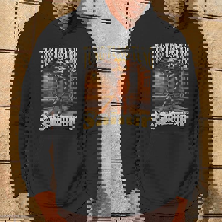 Tung Tungahur 面白いイタリアンブレインロットミームグラフィック パーカー ライフスタイル