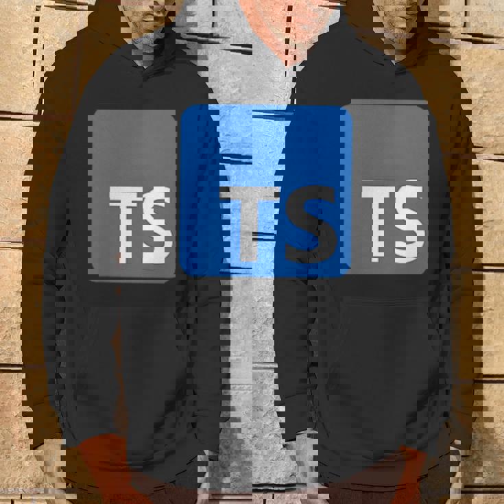 Typescript プログラミングロゴ Tsロゴ プログラマーへのギフトに パーカー ライフスタイル