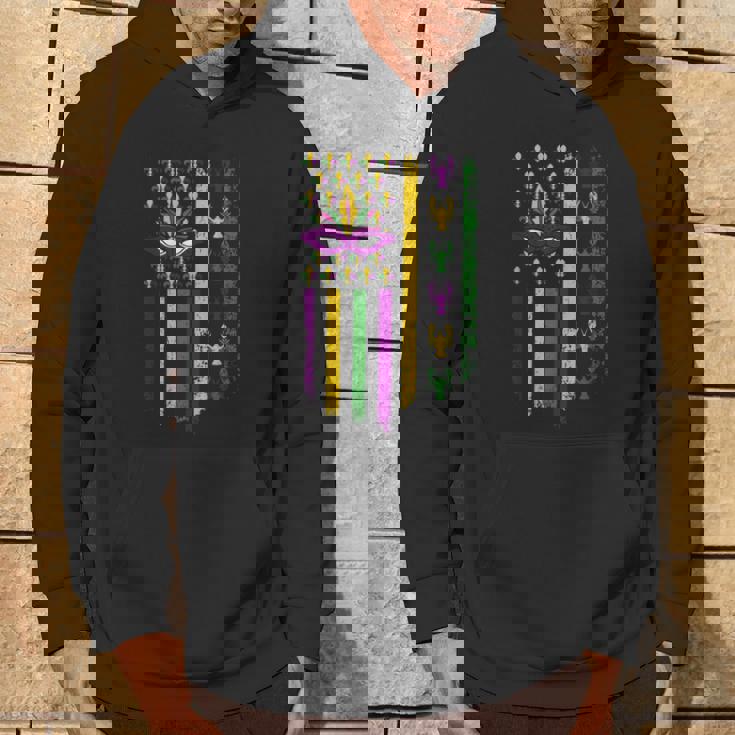 Us Flag Mardi Gras パーカー ライフスタイル