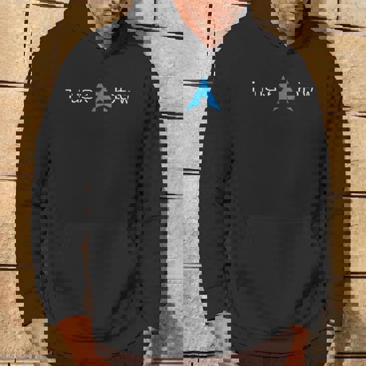 I Use Arch、Btw パーカー ライフスタイル