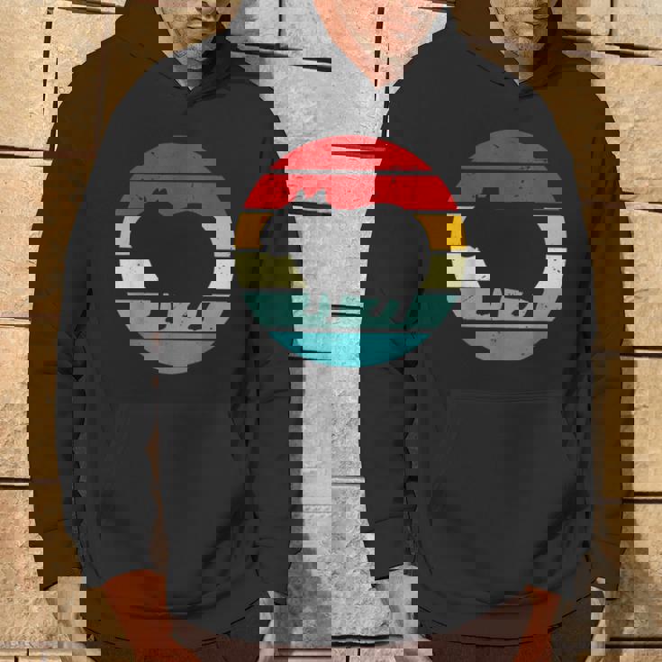 Vintage Retrounset Capybara パーカー ライフスタイル