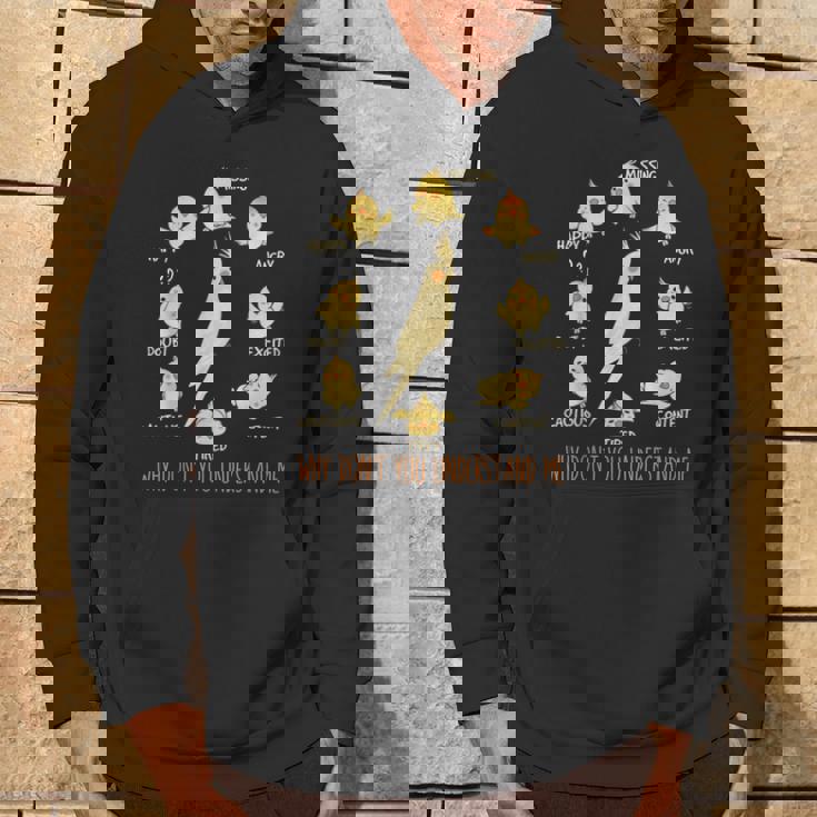 Why Don't You Understand Me オカメインコ パーカー ライフスタイル