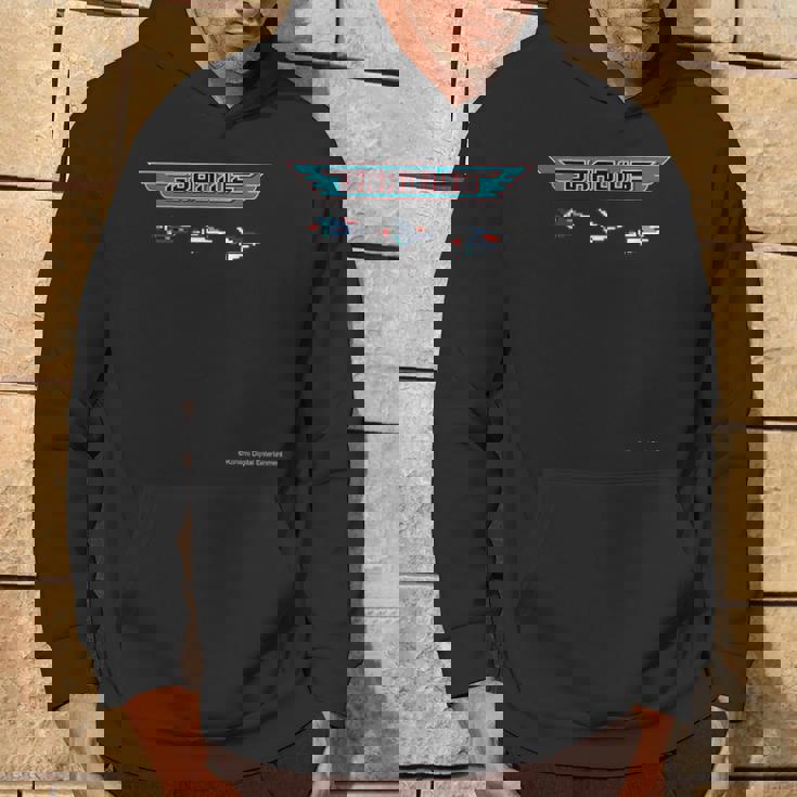 「グラディウス」ロゴ&ビックバイパー三形態 パーカー ライフスタイル