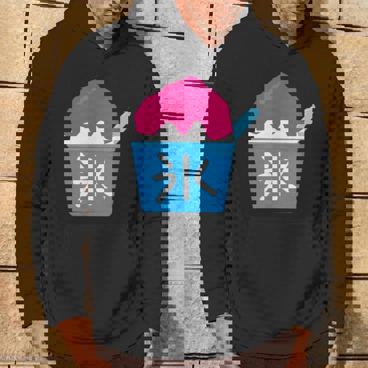 【かき氷】お祭り かきごおり 食べ物 夏服 可愛い 面白い おもしろ シンプル ウケ狙い メンズ キッズ レディース パーカー ライフスタイル