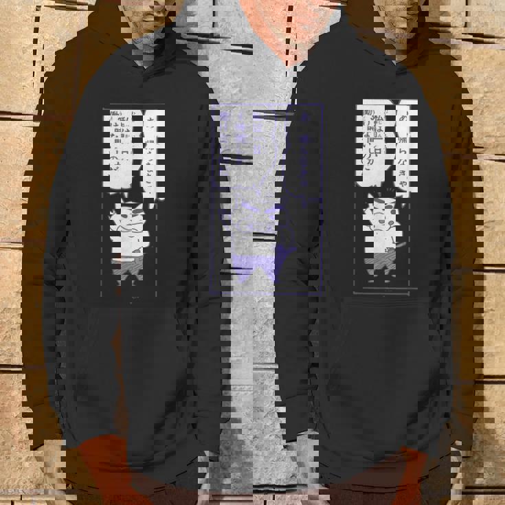 【まんが】クレヨンしんちゃん 半袖 ぶりぶりざえもんの名言 ブラック パーカー ライフスタイル