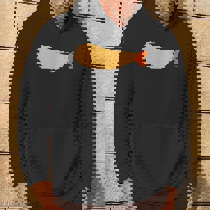 【エビフライ】えびふらい 海老 えび 蝦 エビ おもしろ 面白い シンプル イラスト おしゃれ 可愛い ネタ ウケ狙い パーカー ライフスタイル