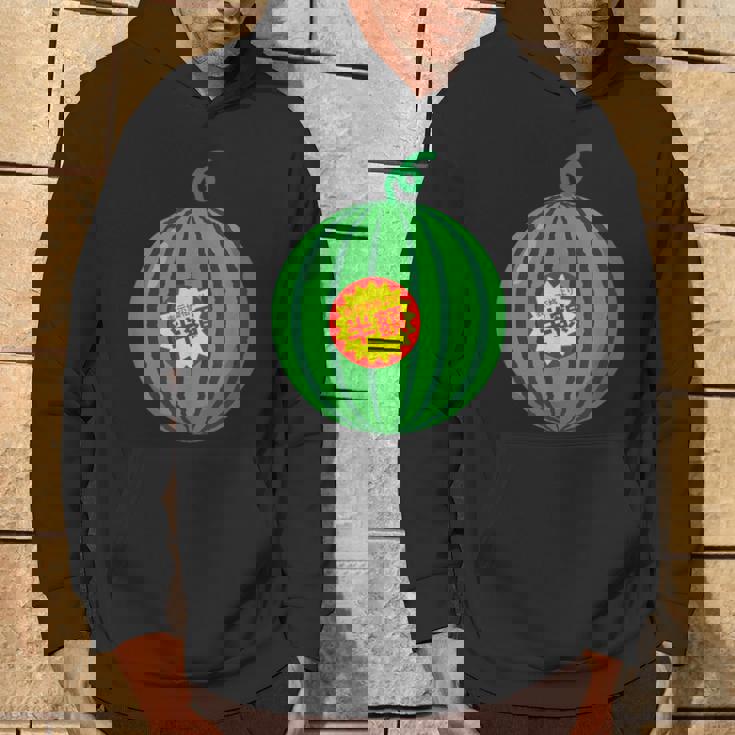 【スイカ】（半額シール）遊び心 おもしろ 夏服 面白い お笑い ユーモア ギャグ ネタ ウケ狙い 笑える 変な 食べ物 パーカー ライフスタイル