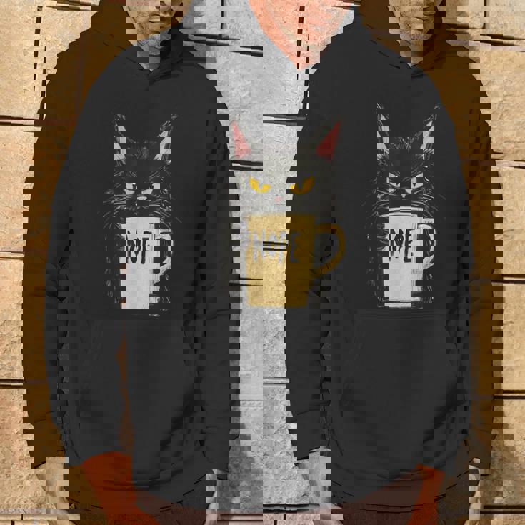 おかしな猫 コーヒーマグと黒猫 Nope パーカー ライフスタイル