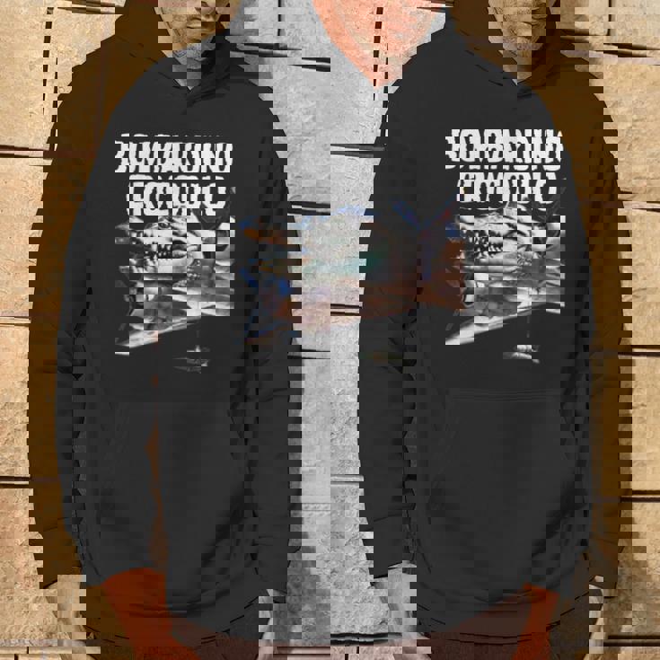 おもしろい ボンバルディーノ クロコディロ イタリア Ai 動物 ブレイン ミーム パーカー ライフスタイル