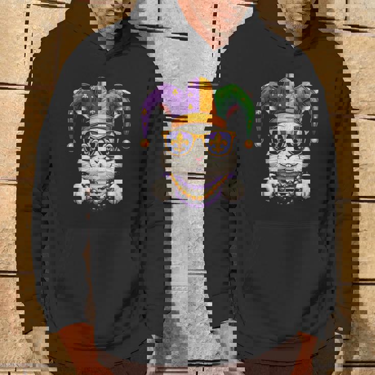 おもしろうさぎ マルディグラ フェスティバル カーニバル レディース メンズ キッズ パーカー ライフスタイル