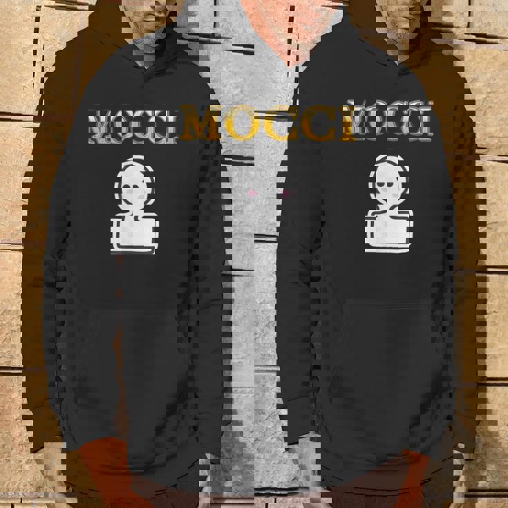 おもち Mocci 餅『おやつ ポップ』ブランド ロゴ パロディ お菓子 おやつ 面白い かわいい パーカー ライフスタイル