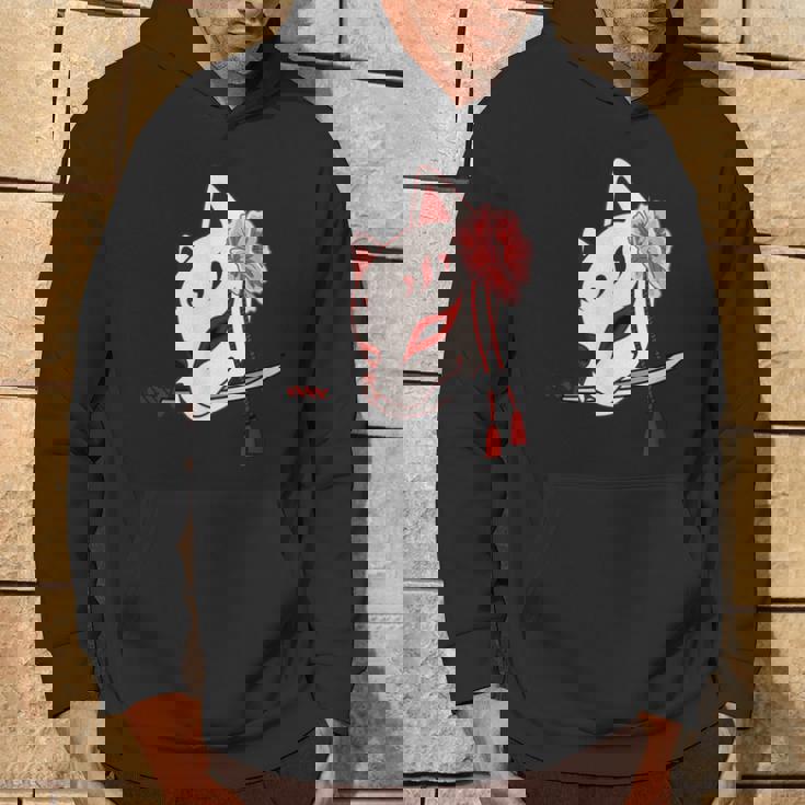 かたな付きキツネマスク パーカー ライフスタイル