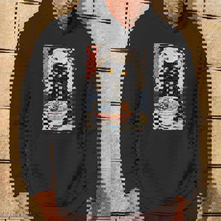 かわいい 猫 食べる ラーメン 麺 面白い アニメ パーカー ライフスタイル