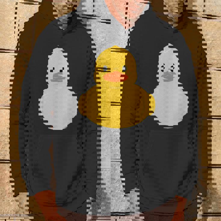 かわいいゴム製アヒルのアヒル パーカー ライフスタイル