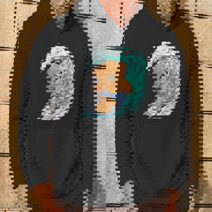 かわいいサーファーのテディベア。 パーカー ライフスタイル