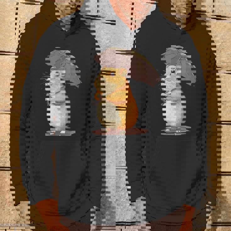 かわいいハムスターと傘のコスチューム。 パーカー ライフスタイル