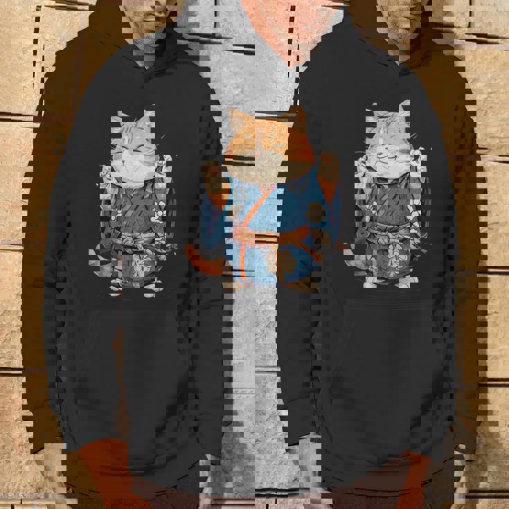 かわいいマワシ相撲帯猫ちゃんの力士 パーカー ライフスタイル