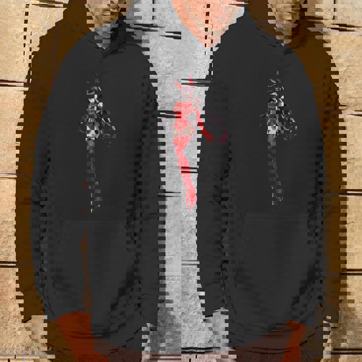 かわいい和風和風赤と黒 パーカー ライフスタイル