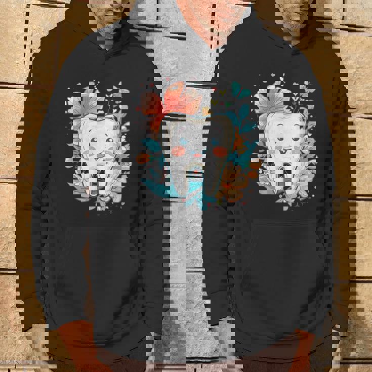 かわいい歯と花iキッズ歯 パーカー ライフスタイル