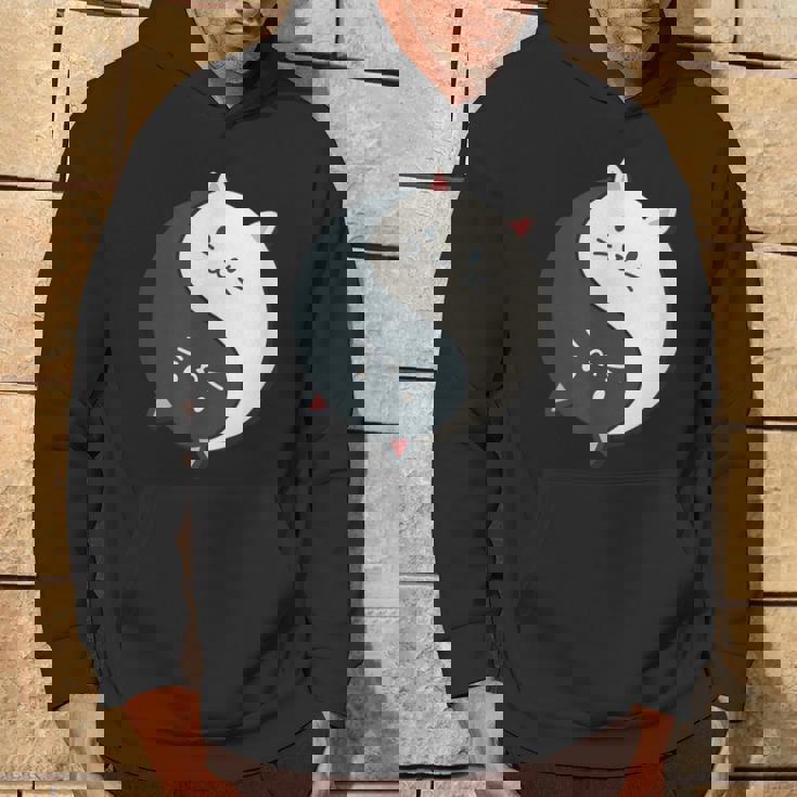 かわいい猫と一緒に陰陽師のサイン I Karma Yoga Cat パーカー ライフスタイル