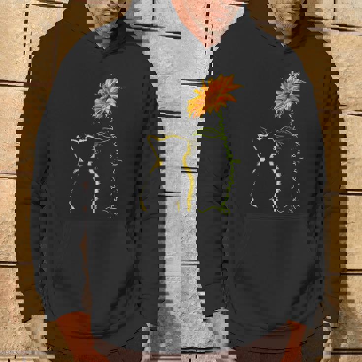 かわいい猫のシルエット 猫好き 猫飼い 猫 ネコ ねこくろねこ好き 面白い サプライズ ギフト にゃんこ パーカー ライフスタイル