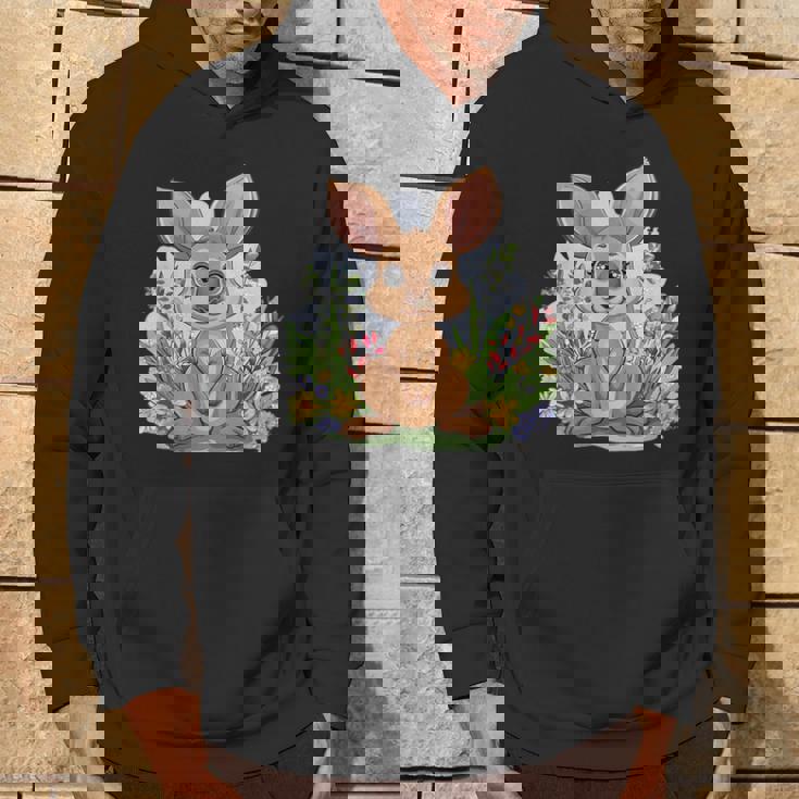 かわいい花カンガルー。 パーカー ライフスタイル