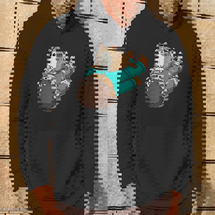 くつろぐ猫 Relaxing Cat パーカー ライフスタイル