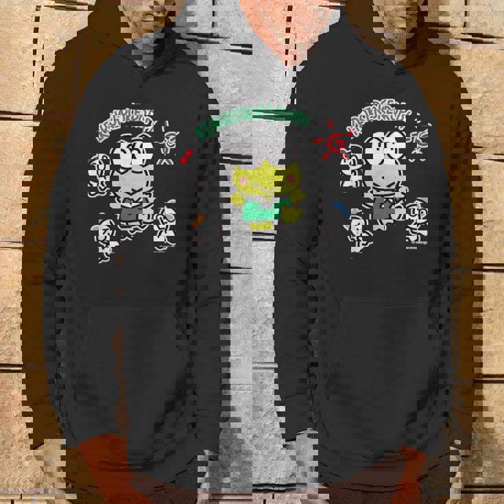 けろけろけろっぴ てるてるぼうず ダークカラー パーカー ライフスタイル