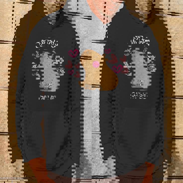 げっ歯類 面白いカピバラ カピバラアート メンズ レディース キッズ パーカー ライフスタイル